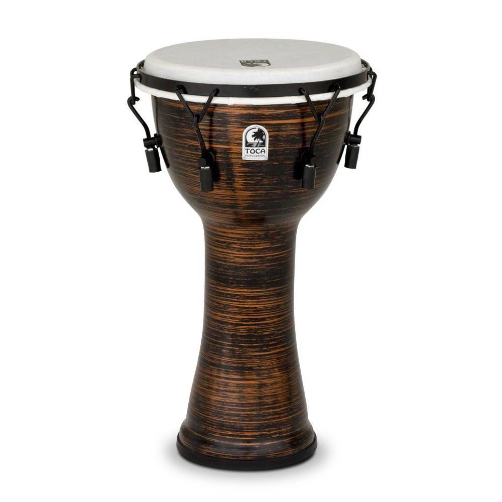 Toca Percussion Freestyle 2 Series Mech Tuned Djembe 10 in Spun Copper