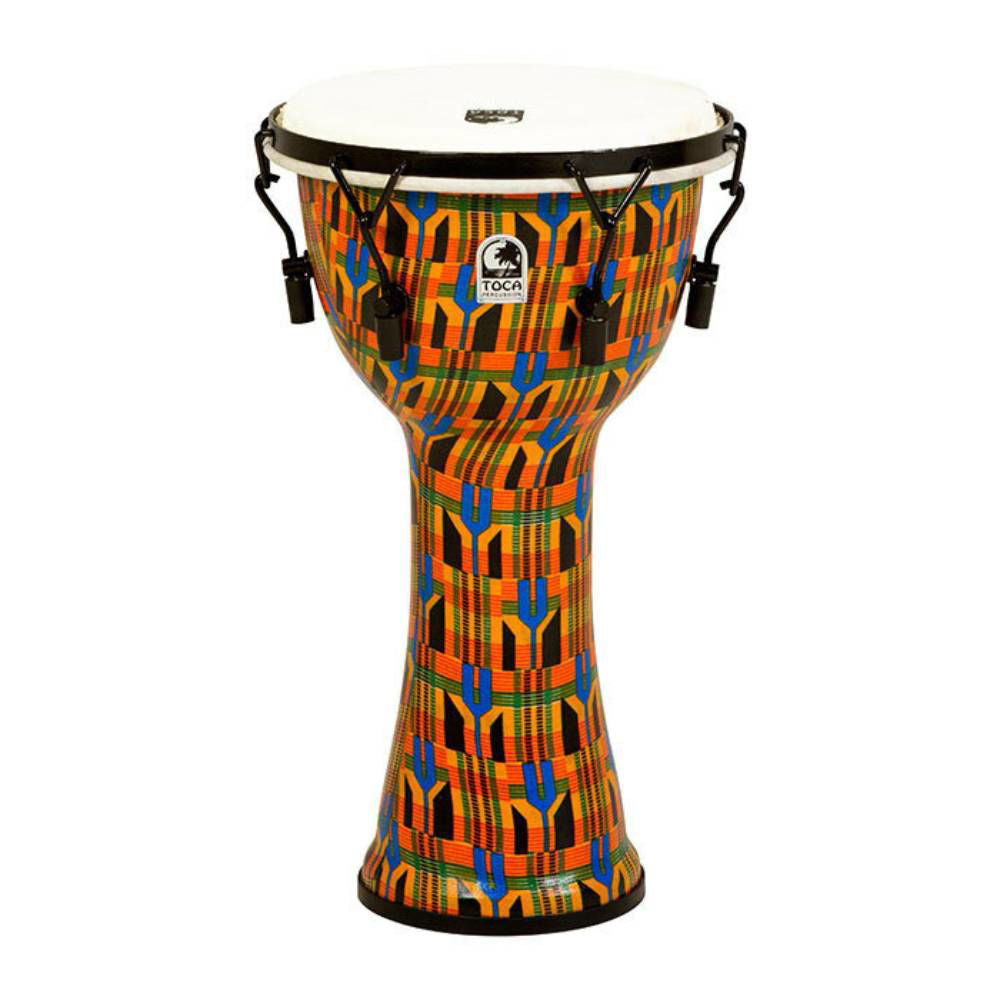 Toca Freestyle 2 Series Mech Tuned Djembe 12 Inch Kente Cloth