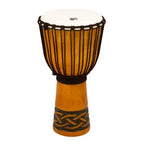 Toca Percussion Origins Series Wooden Djembe 12inch Synthetic Head in Celtic Knot