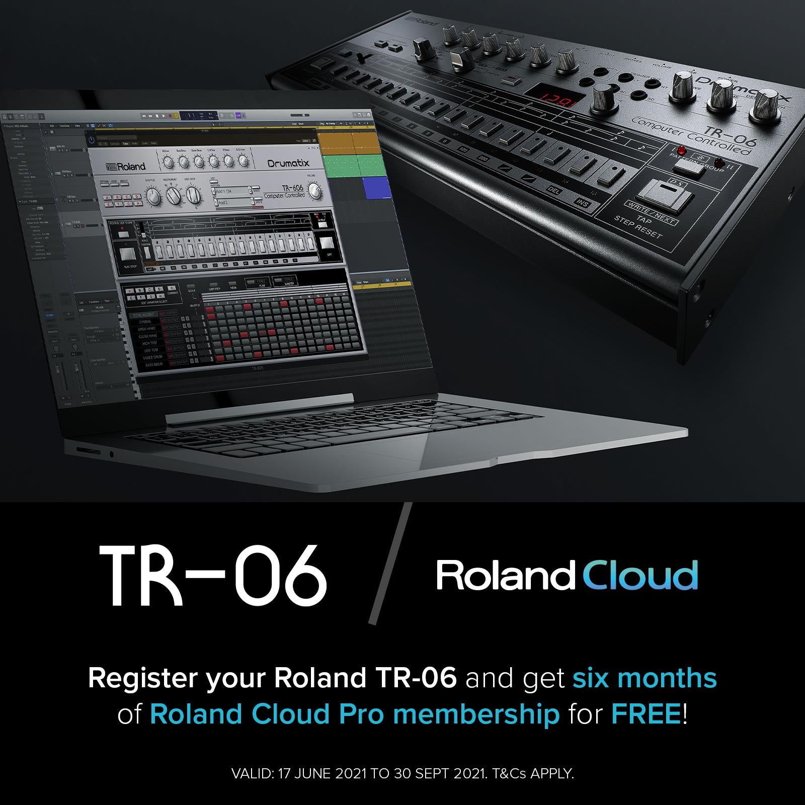 Roland Boutique TR06 Drumatix Drum Machine (TR-06)