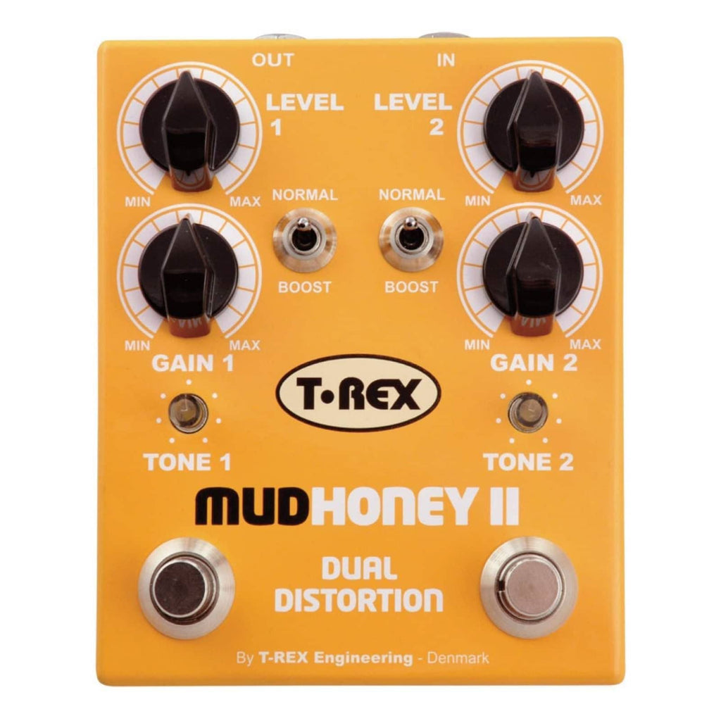 T-Rex Mudhoney II Dual Distortion/Fuzz Guitar Effects Pedal