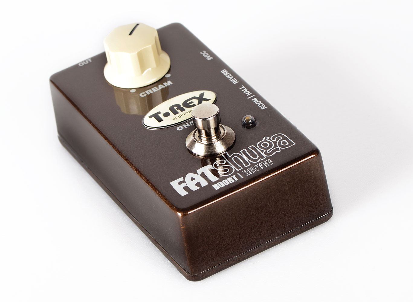T-Rex Fat Shuga Boost & Reverb Guitar Effects Pedal