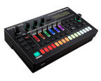 Roland TR-6S Rhythm Composer drum machine with colorful controls and interface, used for creating electronic drum patterns.
