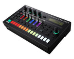Roland TR-6S Rhythm Composer drum machine with colorful pads and control knobs, showcasing its compact design and interface.