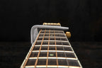 Jim Dunlop Trigger Fly Capo in satin chrome, a guitar capo for quick, secure string pressing and tone adjustment.