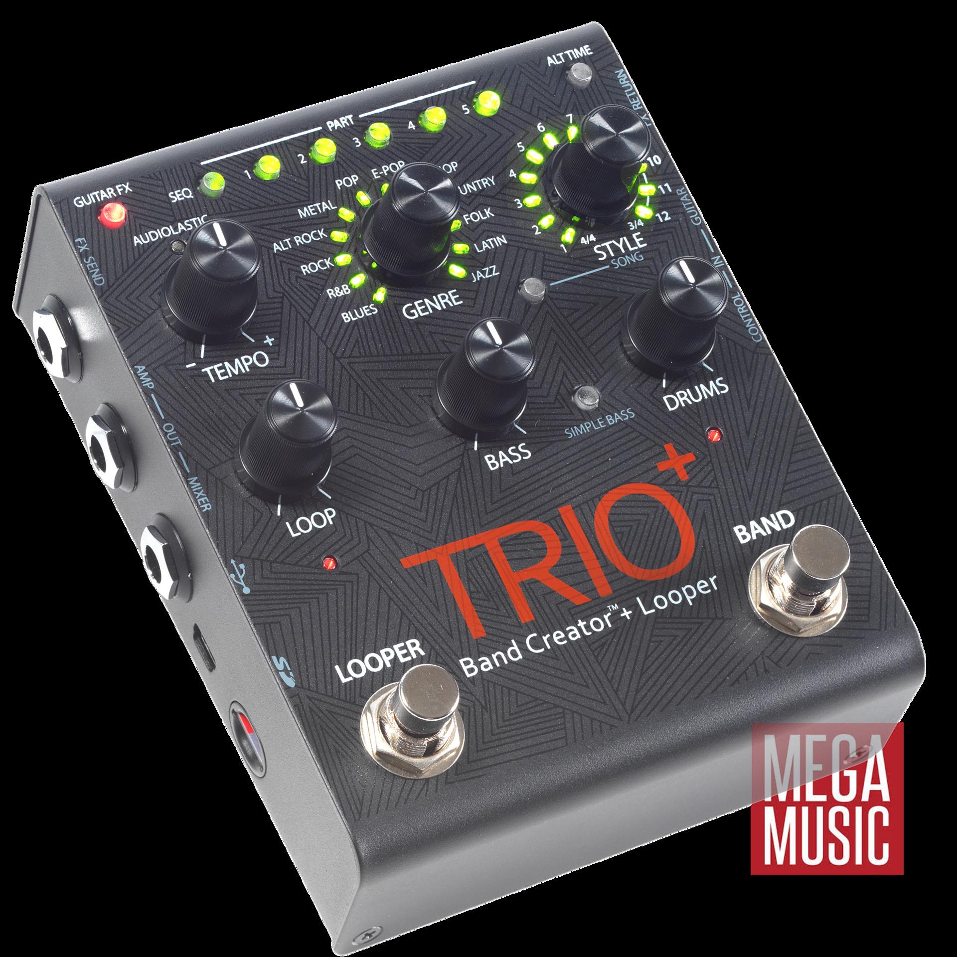DigiTech Trio Plus Band Creator Guitar Effects Pedal