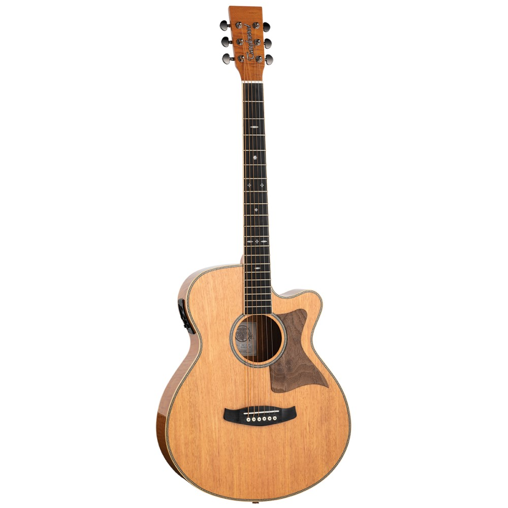 Tanglewood TRSFCEFMH Reunion Super Folk Cutaway Acoustic Guitar with Pickup - Natural Gloss