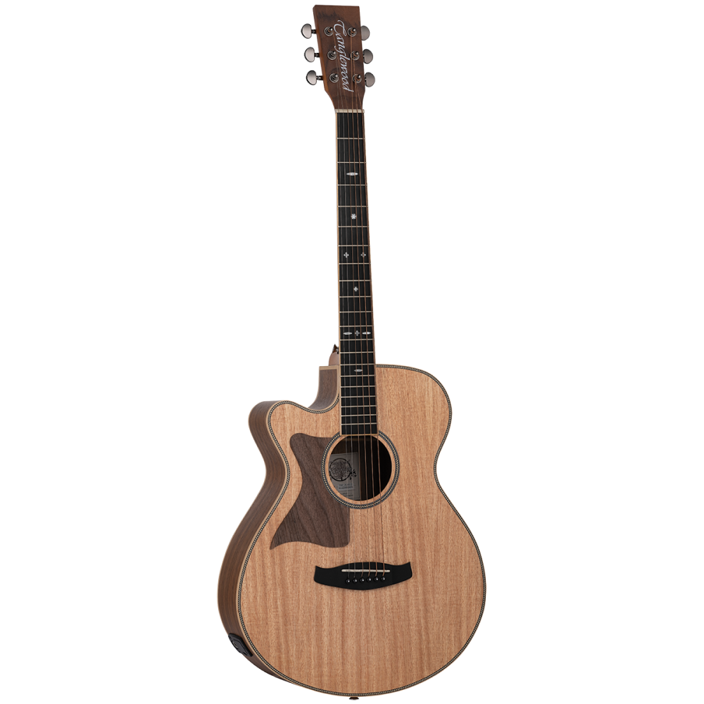 Tanglewood Reunion TRU4CE Left-Handed Super Folk Cutaway Acoustic Guitar in Natural Satin