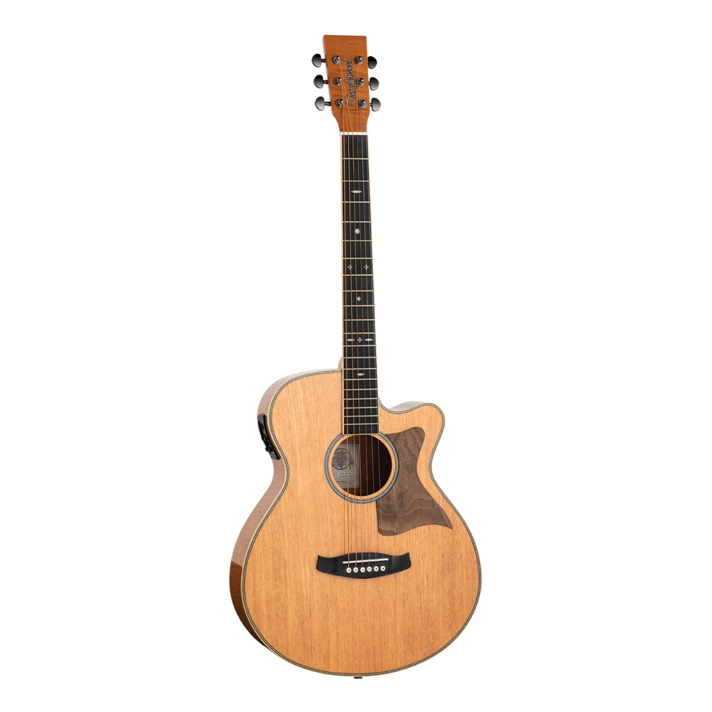 Tanglewood Reunion Pro Solid Australian Red Cedar Top with Flame Okoume Back and Sides
