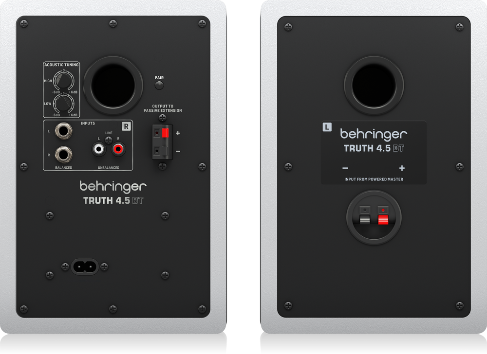 BEHRINGER TRUTH 4.5 BT-WH MONITORS WITH BLUETOOTH