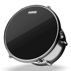 Evans Black Chrome 8 Inch Tom Drum Head