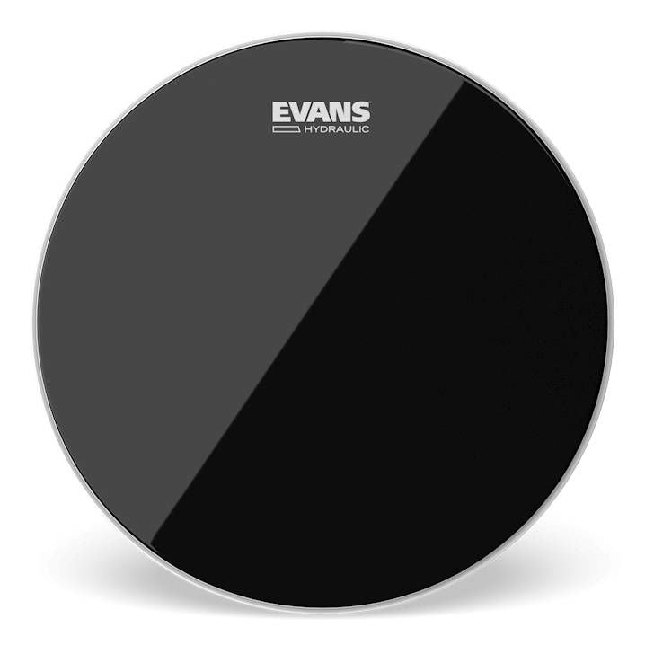 Evans Hydraulic Black Drum Head, 8 Inch