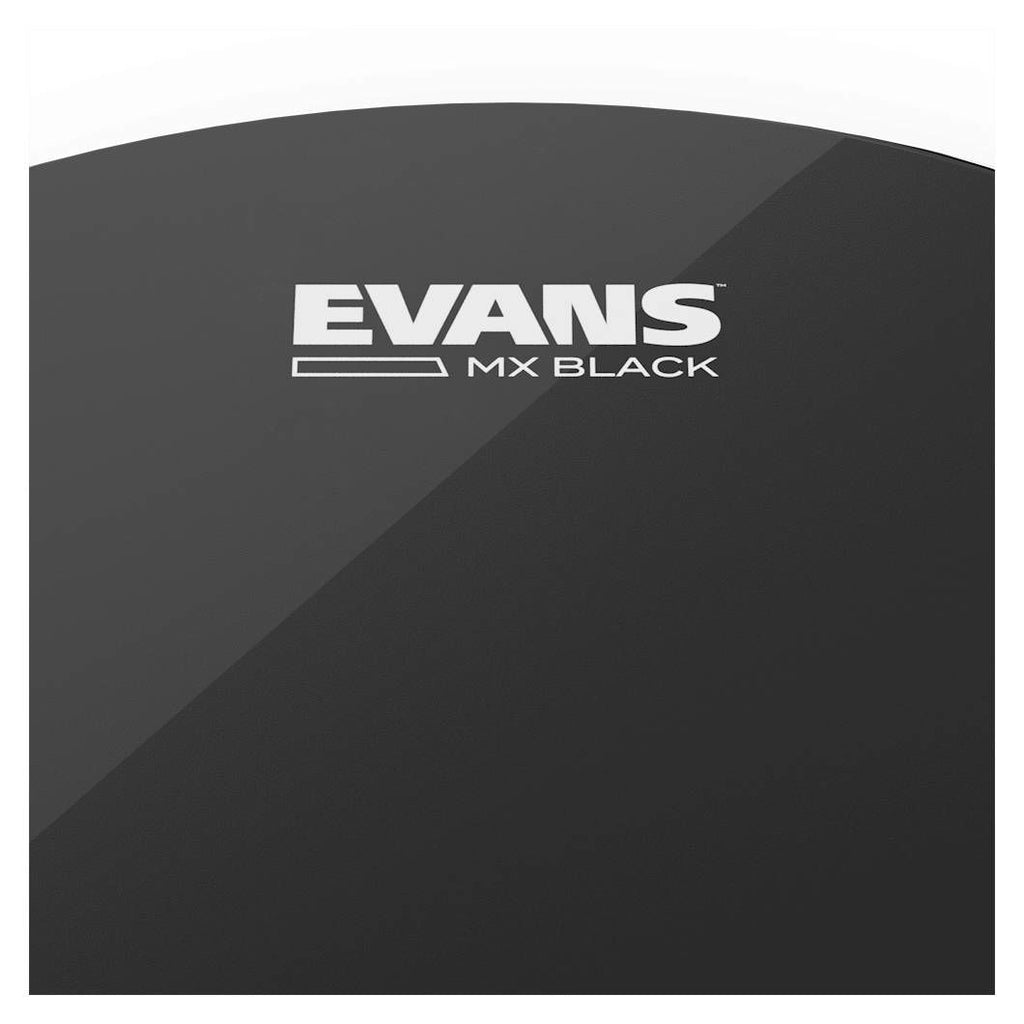 Evans MX Black Marching Tenor Drumhead, 12 Inch
