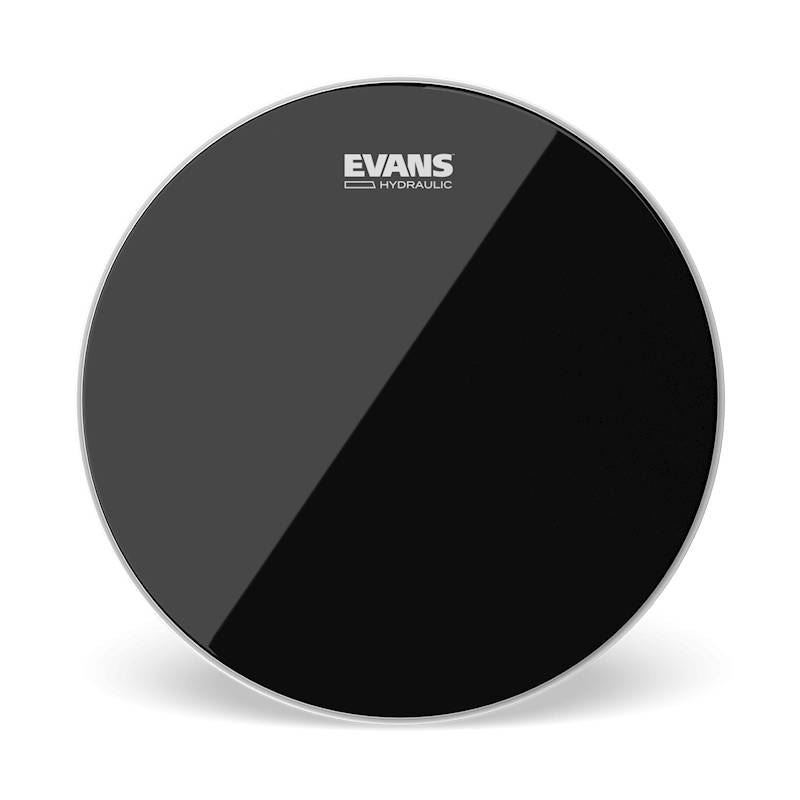 Evans Hydraulic Black Drum Head, 18 Inch