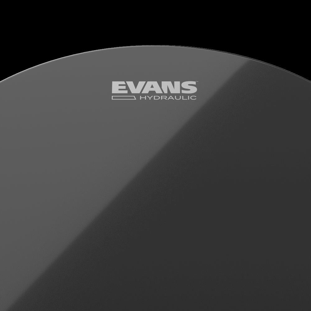 Evans Hydraulic Black Drum Head, 18 Inch