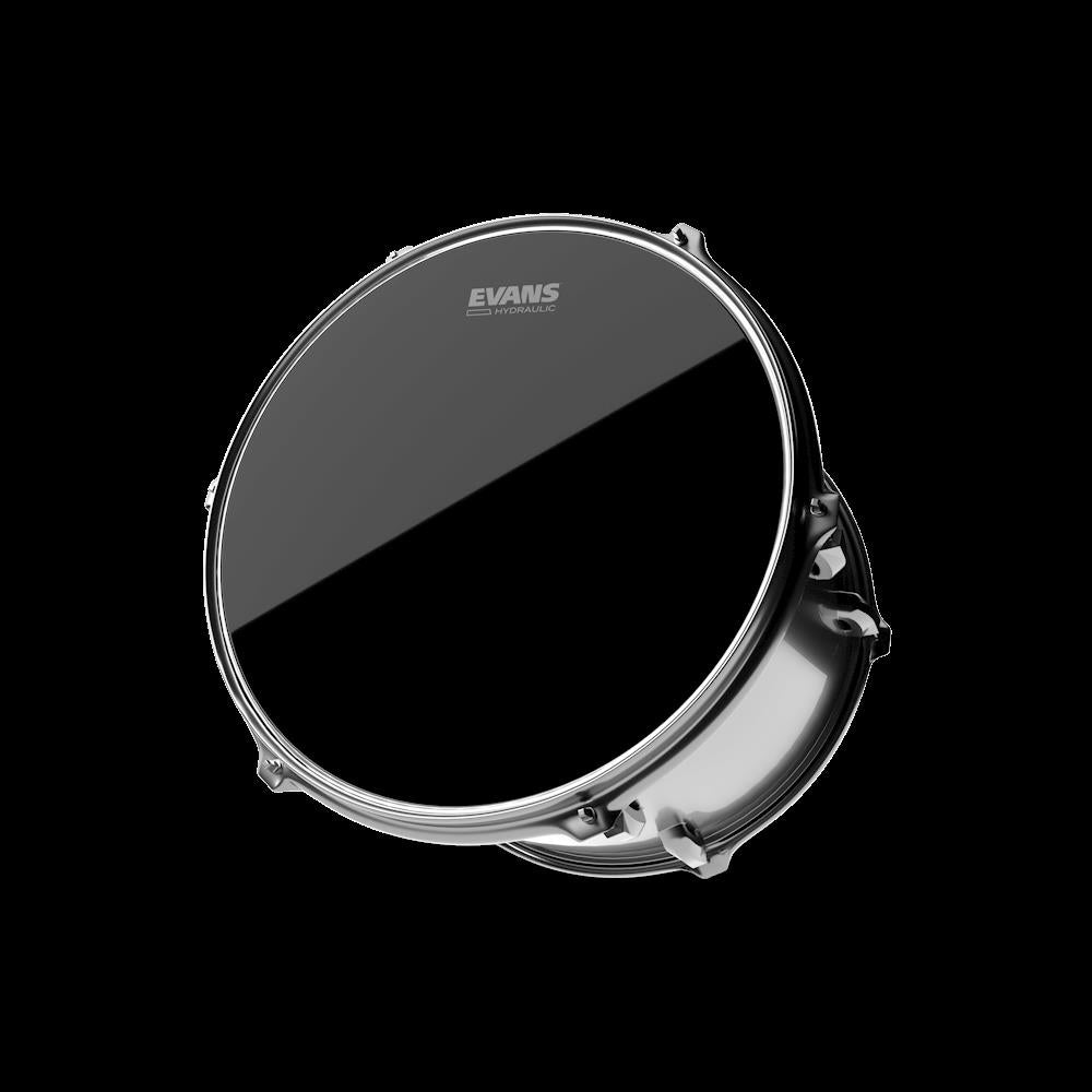 Evans Hydraulic Black Drum Head, 18 Inch