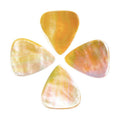 Timbertone Shell Tones Gold Mother of Pearl Guitar Picks (4 Pack)