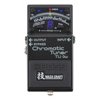 BOSS TU-3W Chromatic Tuner guitar pedal with LED display and control knobs, designed for precise tuning of electric guitars.