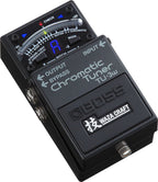 BOSS TU-3W Chromatic Tuner guitar pedal with LED display and control knobs, designed for precise tuning of electric guitars.