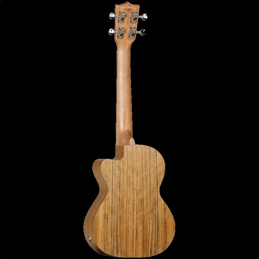 Tanglewood Tiare Tenor Ukulele with Pickup and Gig Bag - Natural Satin Figured Ovangkol