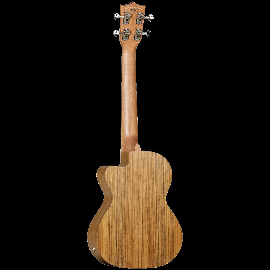 Tanglewood Tiare Tenor Ukulele with Pickup and Gig Bag - Natural Satin Figured Ovangkol
