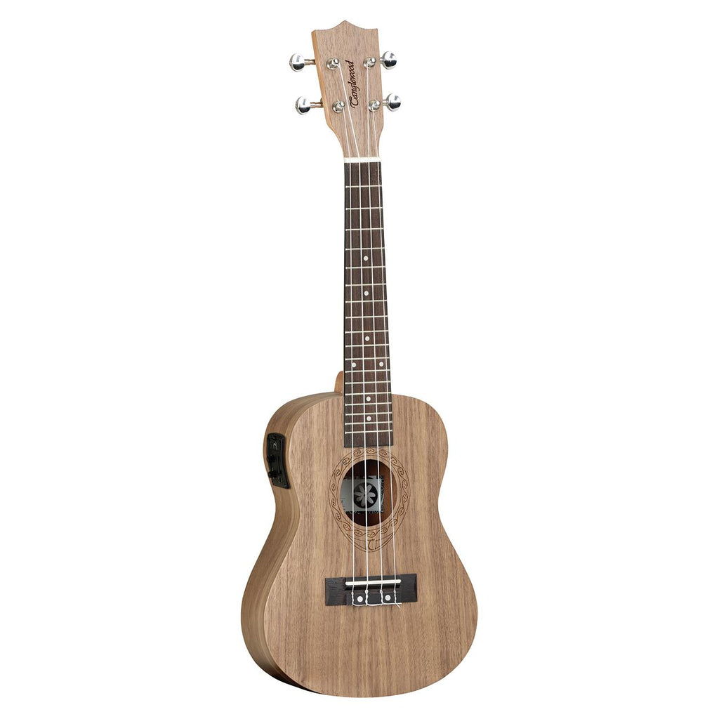 Tanglewood Tiare Concert Ukulele with Pickup - Natural Satin Black Walnut