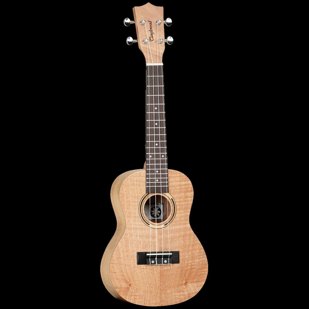 Tanglewood Tiare Concert Ukulele with Gig Bag - Luxury Satin Flamed Mahogany