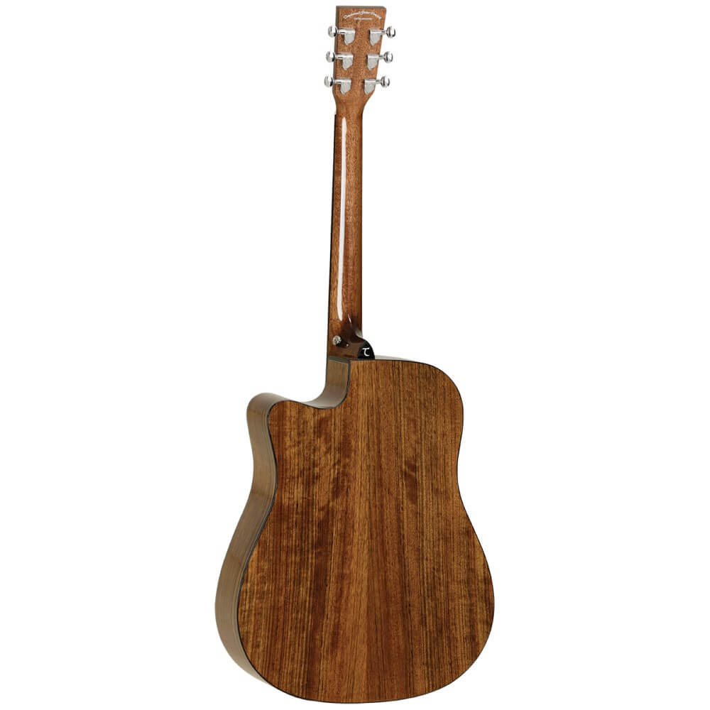 Tanglewood TW28CEXOV Winterleaf Exotic Dreadnought Acoustic Guitar with Pickup - Natural Gloss Ovangkol