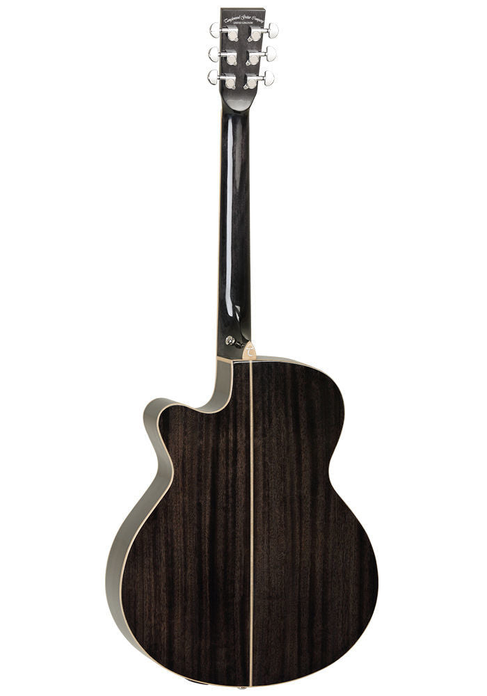 Tanglewood TW4BS Winterleaf Super Folk Acoustic Guitar in Black Shadow Gloss with Pickup