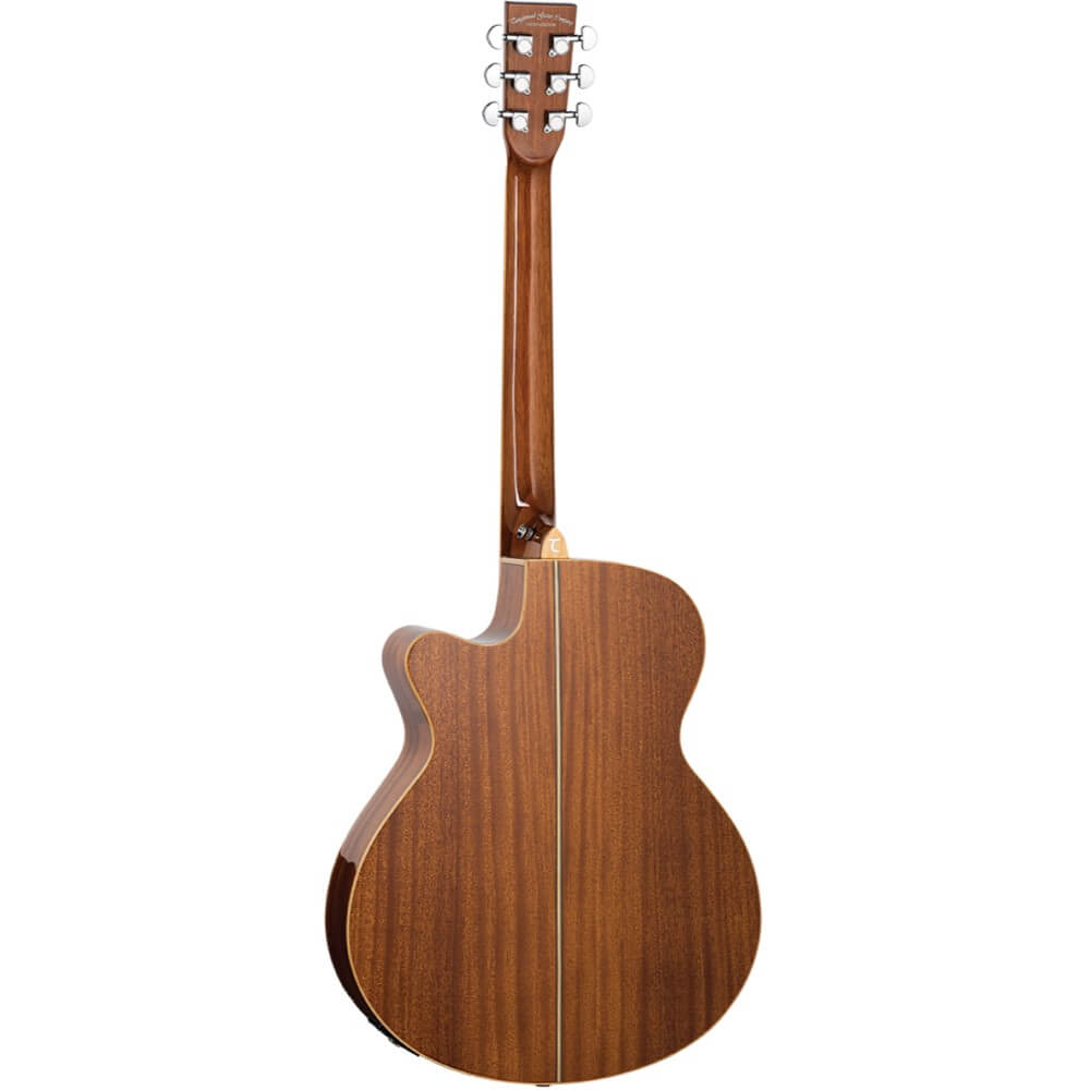 Tanglewood Winterleaf Exotic TW4EFM Superfolk Cutaway Acoustic Guitar with Fishman Preamp - Tiger Flame Maple