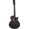 Tanglewood Blackbird TWBBSFCE12 Superfolk 12-String Cutaway Acoustic Guitar - Smokestack Satin