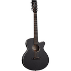 Tanglewood Blackbird TWBBSFCE12 Superfolk 12-String Cutaway Acoustic Guitar - Smokestack Satin