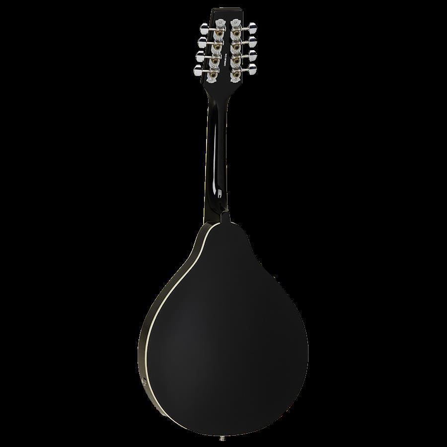 Tanglewood Union Series TWMTBKPE Teardrop Mandolin with Pickup - Black