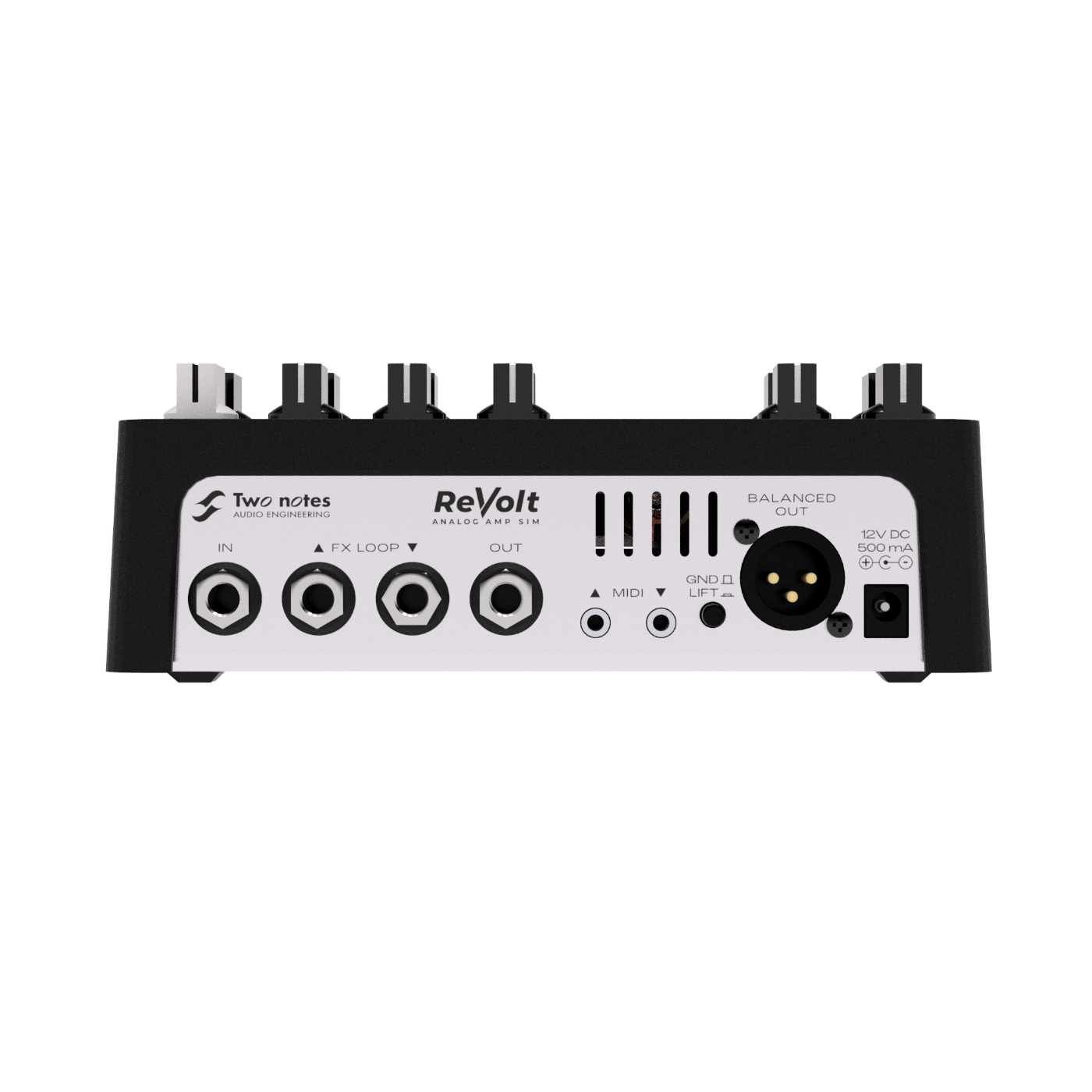 Two Notes Revolt Bass 3-Channel Pedal Format Bass Amplifier