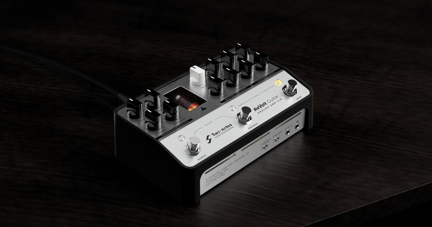 Two Notes Revolt 3-Channel Pedal Format Guitar Amplifier