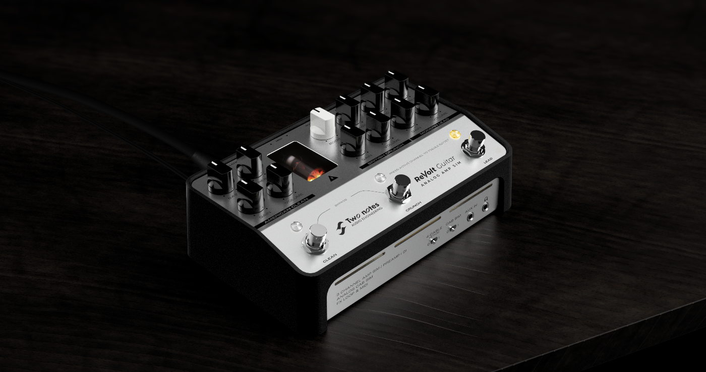 Two Notes Revolt 3-Channel Pedal Format Guitar Amplifier