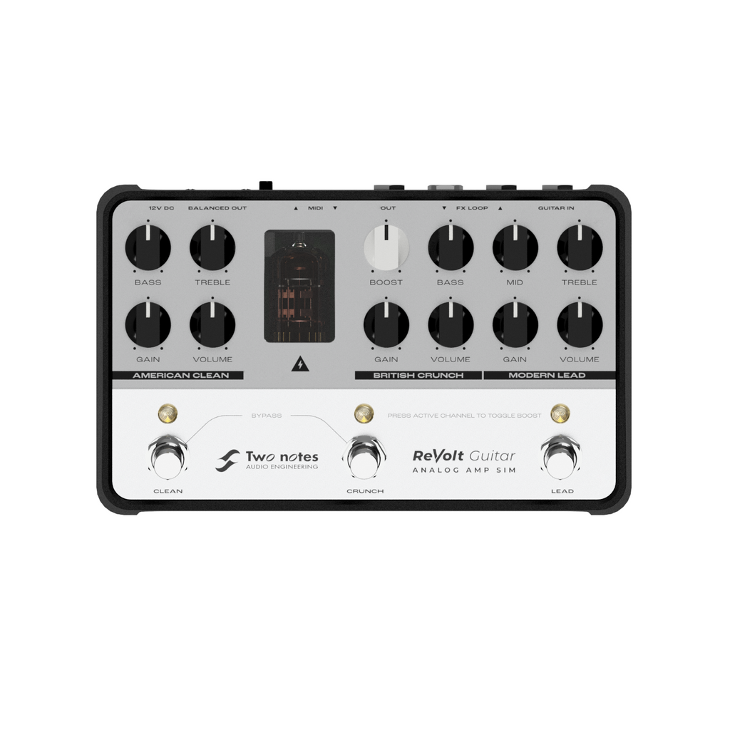 Two Notes Revolt 3-Channel Pedal Format Guitar Amplifier