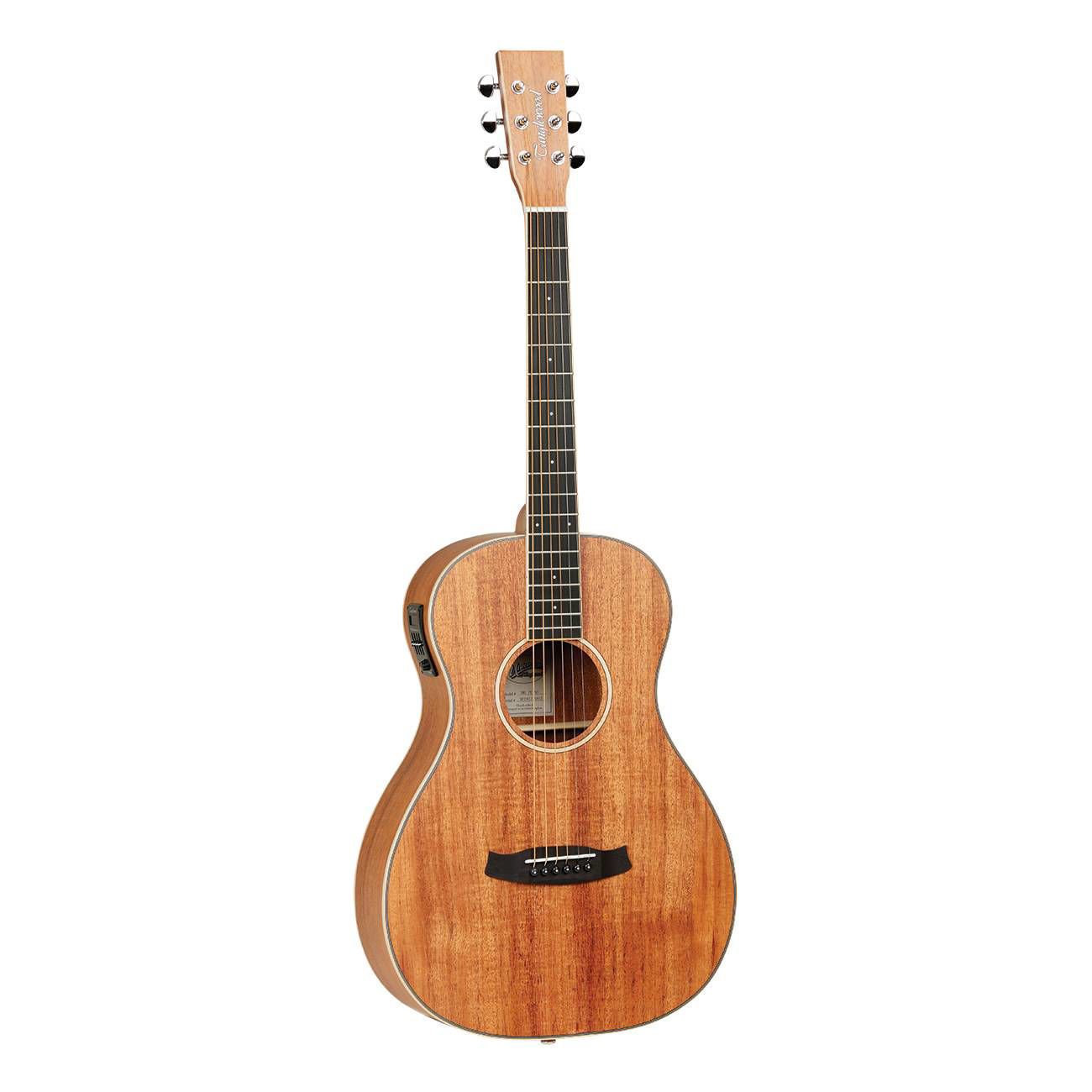 Tanglewood TWUPE Union Series Parlor Acoustic Guitar with Solid Top, Pickup