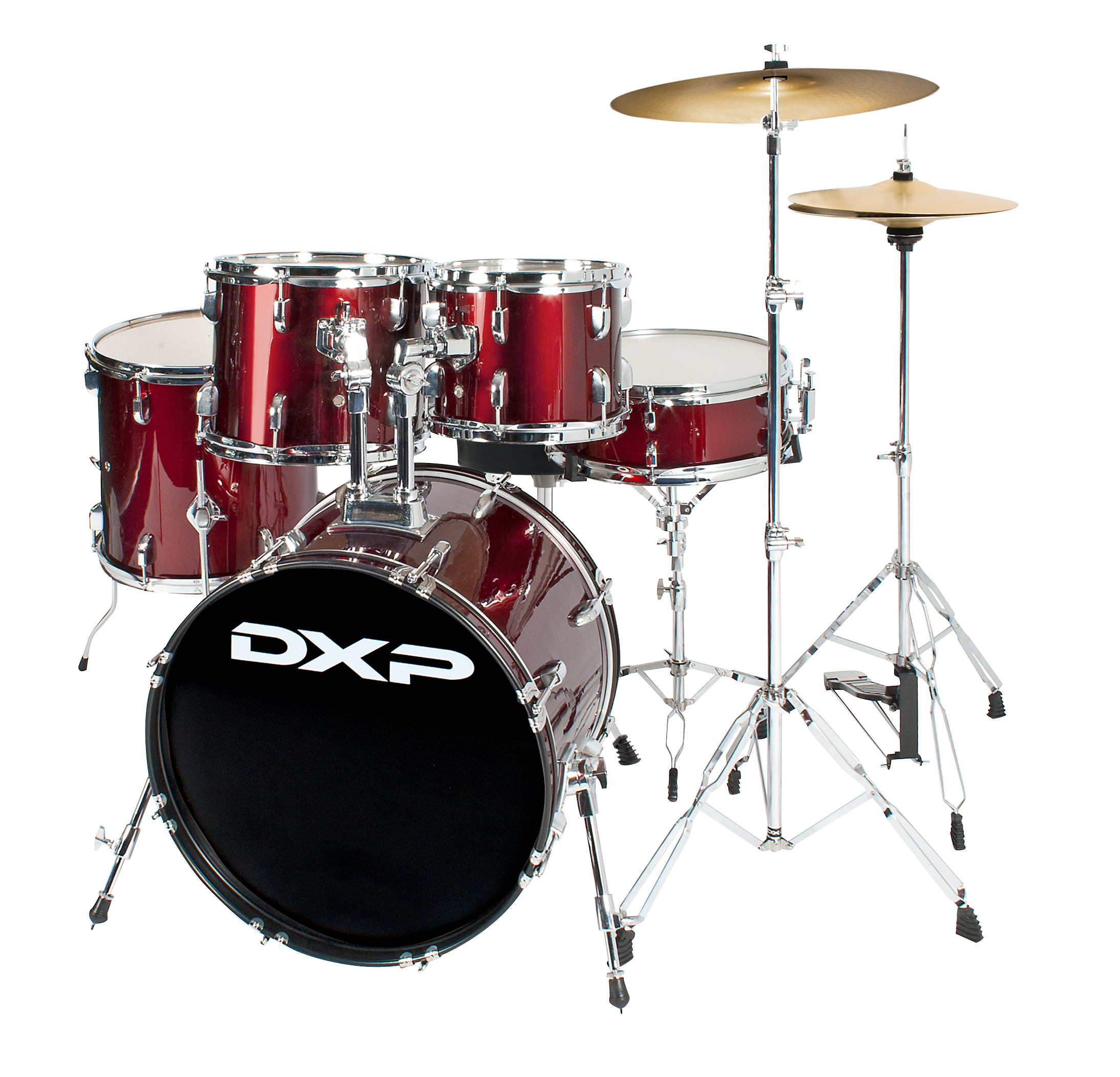 DXP Fusion 20 Drum Kit Package - Wine Red