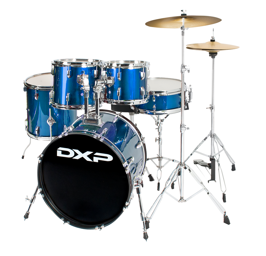 DXP TX06PMBL Fusion 20 Series Drum Kit Package - Midnight Blue