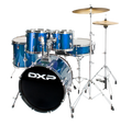 DXP TX06PMBL Fusion 20 Series Drum Kit Package - Midnight Blue