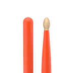 ProMark TX5AW Classic 5A drumsticks in orange, wooden sticks for drumming, with a smooth finish and ergonomic grip.