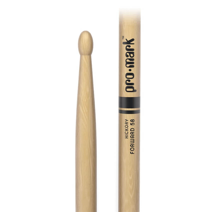 ProMark Forward 5B Lacquered Hickory Wood Tip Drumsticks