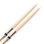 ProMark AM Hickory 747 rock drumsticks with nylon tips, designed for durability and precision in drumming.