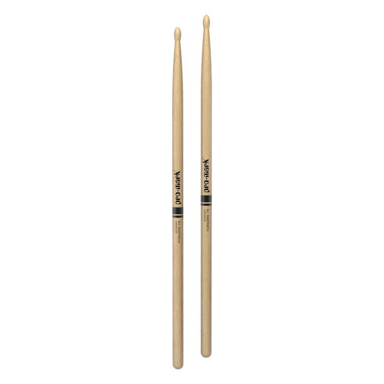 ProMark Forward 7A Lacquered Hickory Wood Tip Drumsticks