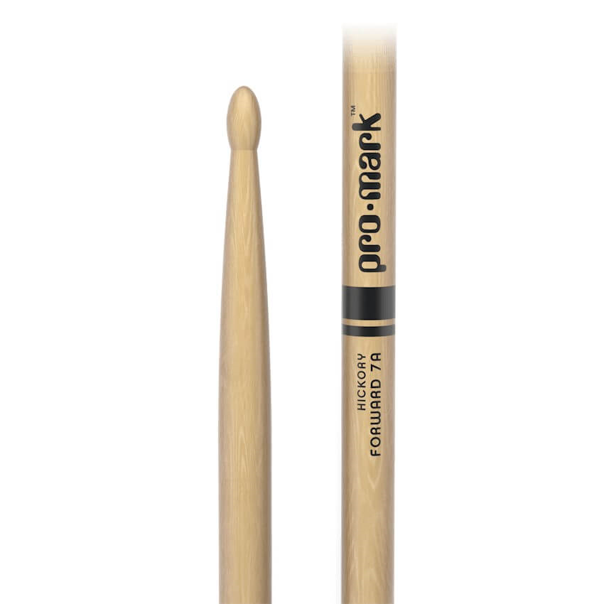 ProMark Forward 7A Lacquered Hickory Wood Tip Drumsticks - 4 Pack