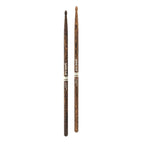 ProMark Classic 7A FireGrain drumsticks with natural wood finish, designed for durability and balanced sound in drumming.