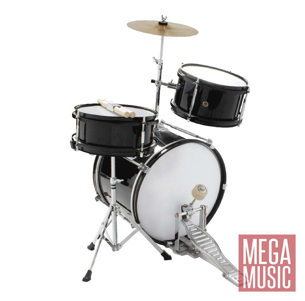 DXP Junior Series 3-piece Drum Kit - Black (TXJ3BK)