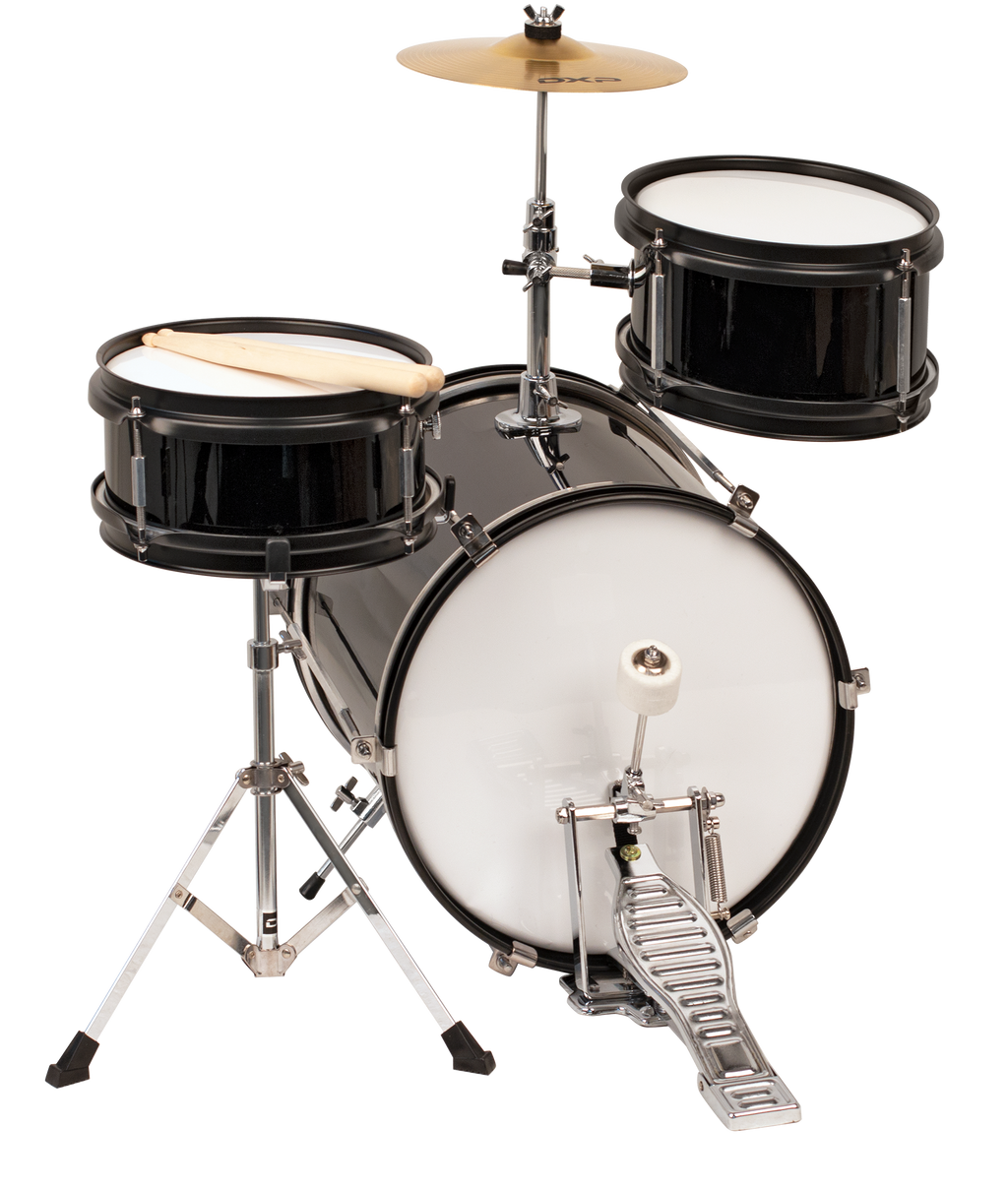 DXP Junior Series 3-piece Drum Kit - Black (TXJ3BK)