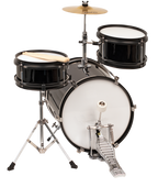 DXP Junior Series 3-piece Drum Kit - Black (TXJ3BK)